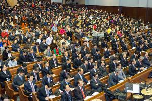  주일 목사 안수, 장로 장립, 안수집사 임직예배