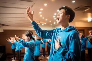  고등부(한소리) 동계수련회 찬양기도회