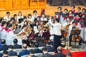  휘선동산 준공 감사예배