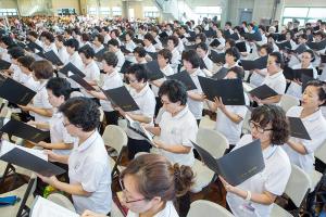  하계대성회 넷째날 오전(새벽예배, 평강의 날, 장로장립식)