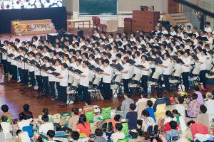  하계대성회 넷째날 저녁(저녁예배, 평강 가족 구속사노래 대회, 둘러보기)