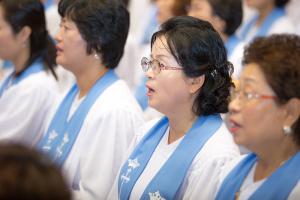  주일 3부 권사임직예배