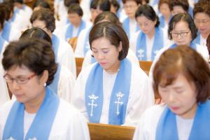  주일 3부 권사임직예배