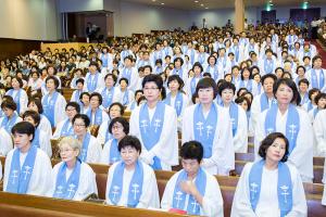  주일 3부 권사임직예배