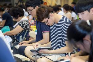  하계대성회 첫째날 저녁(개회예배, 구속사강의1, 둘러보기)	