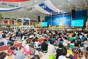  하계대성회 첫째날 저녁(개회예배, 구속사강의1, 둘러보기)	