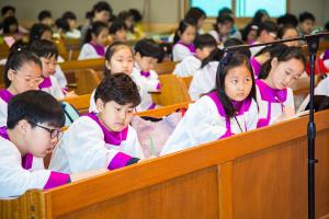  주일예배(부활절) 초등부