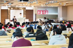  주일예배(부활절) 고등부(한소리)