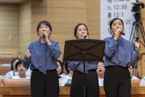  주일 제28기 기독사관학교 수료식