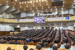  주일 제28기 기독사관학교 수료식