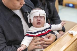  성탄절 성례식(세례, 유아세례, 입교, 학습)