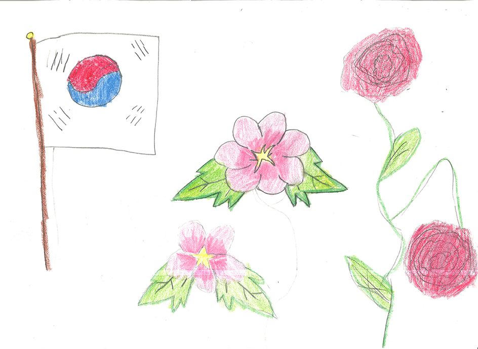 우리나라 태극기와 무궁화(김민아, 8세).jpg