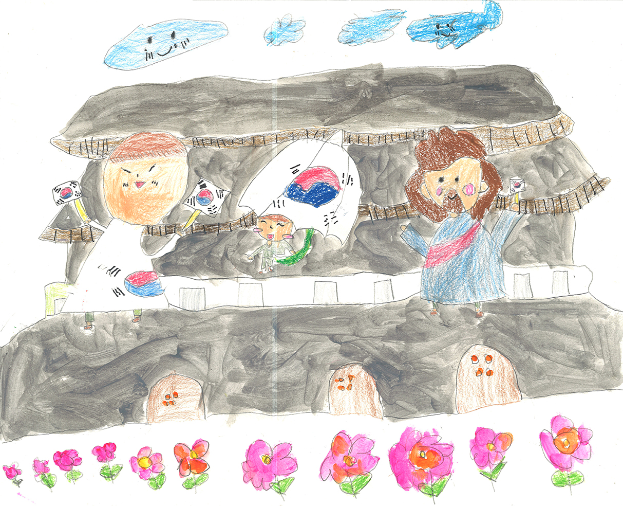 우리나라를 지켜주시는 예수님(하윤준, 7세).jpg